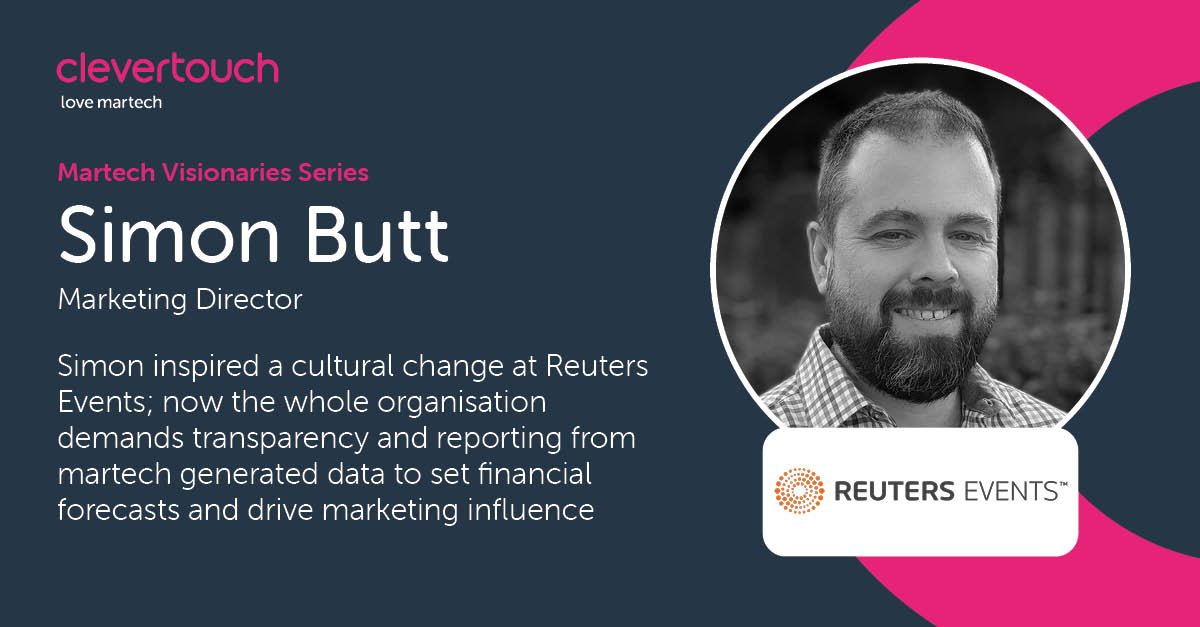 Simon Butt, Marketing Director, Reuters Events