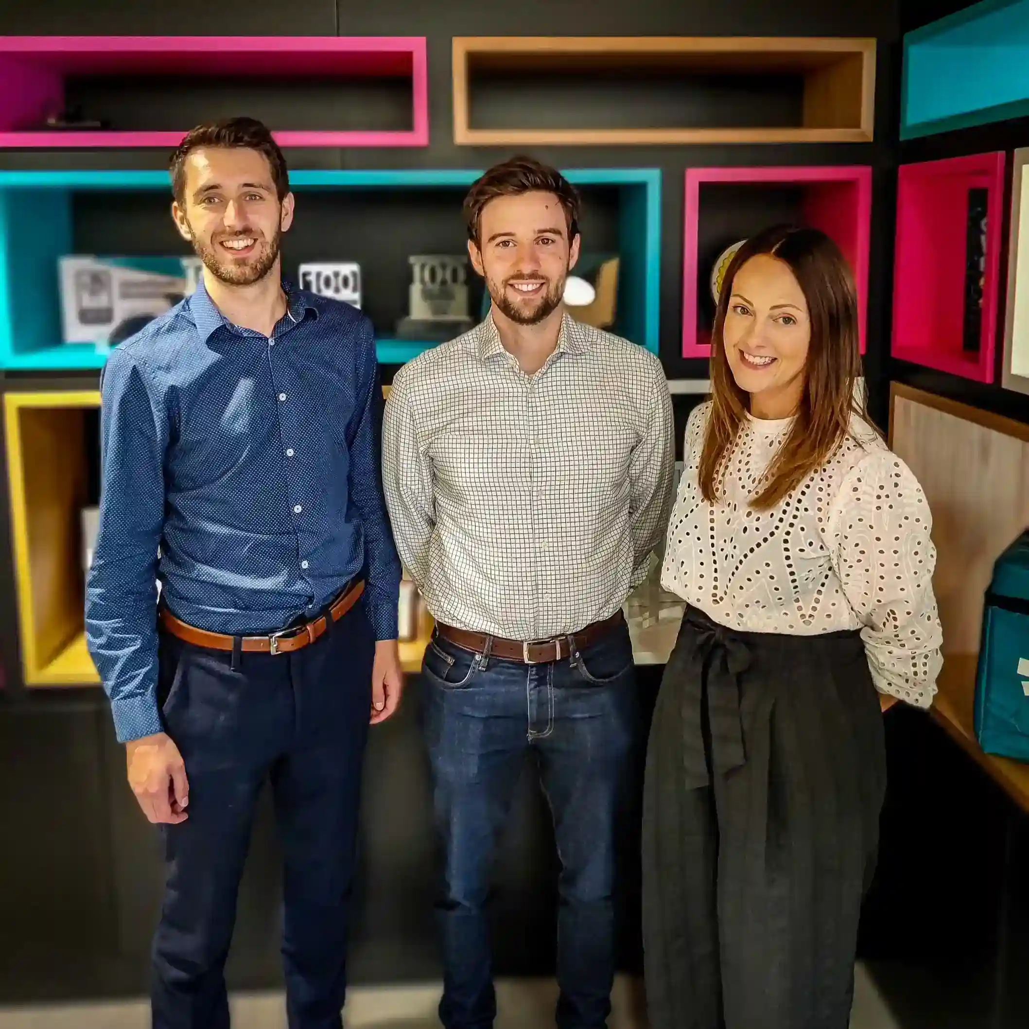 Elaine Webley, Jamie Burrell, Oliver Hassell