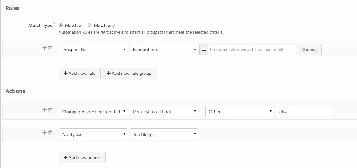 Clevertouch | Pardot Dynamic Lists Automation Rules