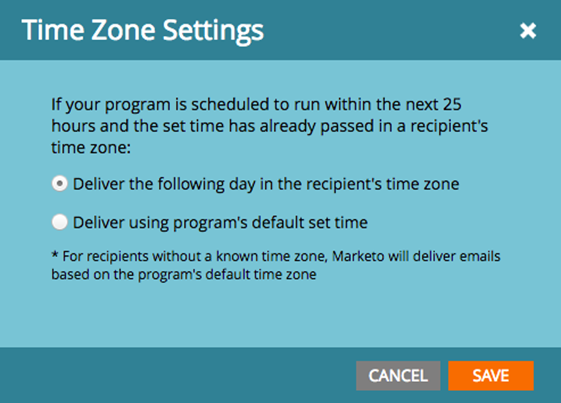 Clevertouch | Marketo's Recipient Time Zone