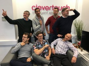 Photo of Clevertouch employees for Movember